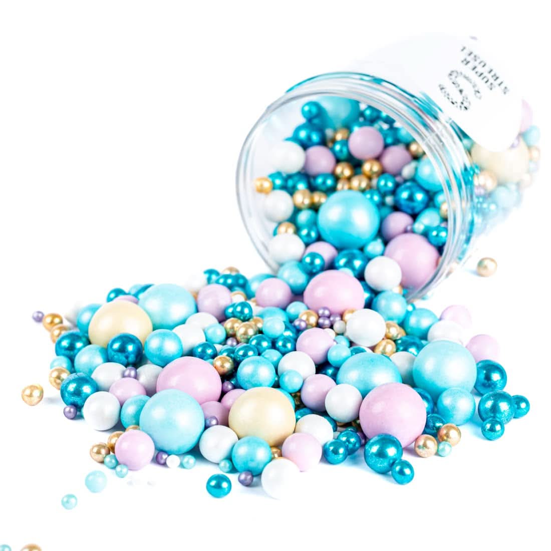 Super Streusel Sea Bubbles, perle și bile de zahăr, 190 grame Naty Shop Default Title