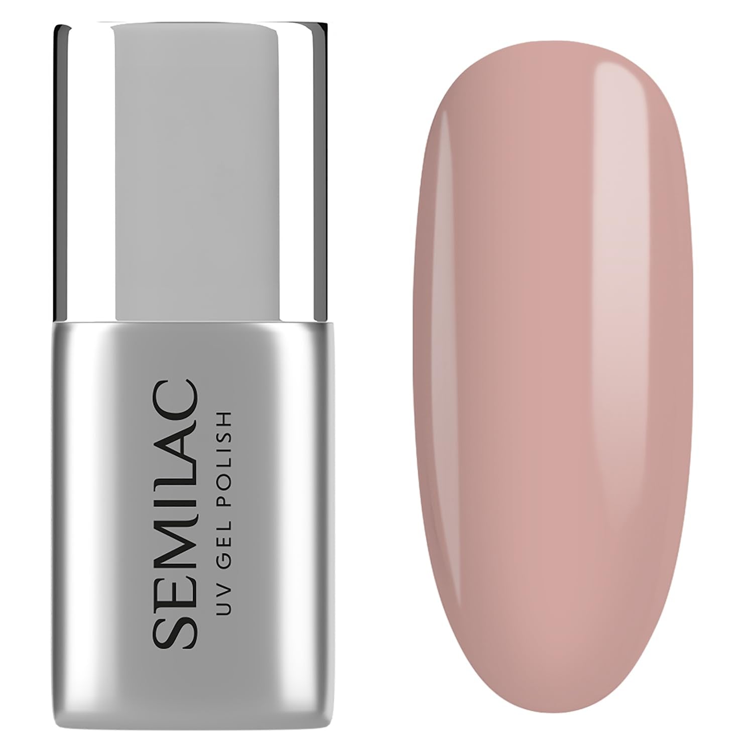 Semilac Pure&Clean UV nail polish base 7 ml – Self-leveling hybrid base for sensitive nails