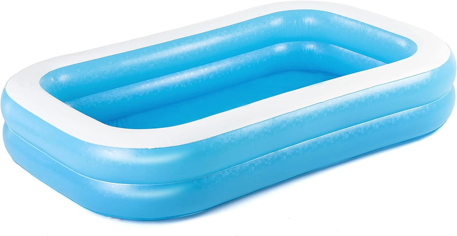 Bestway Family Pool, Rectangular Children's Pool, Easy to Assemble, Color, 262 x 175 x 51 cm