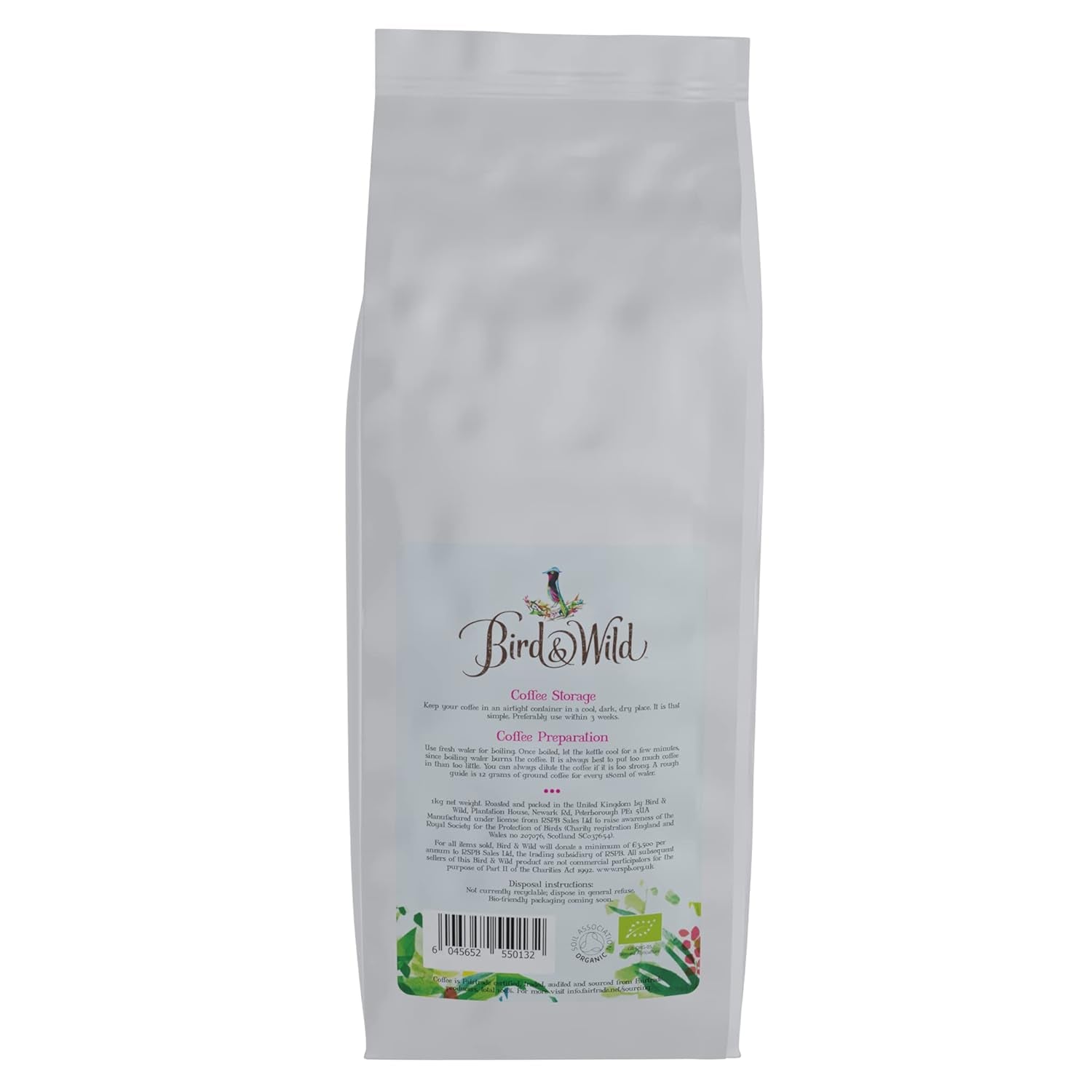 Boabe de cafea espresso, amestec de 1 kg, prăjire medie, cafea organică Fairtrade, cultivată la umbră, prietenoasă cu păsările, boabe întregi, greutate netă 1 kg