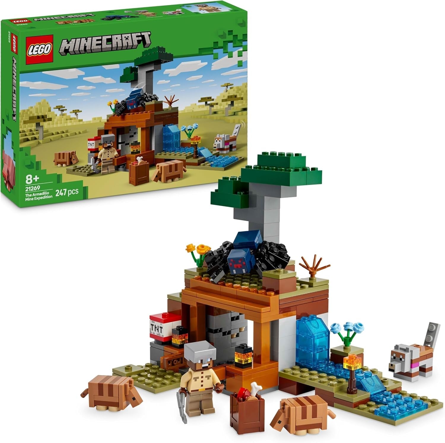 LEGO Minecraft Dungeon Mine Expedition Video Game Minifigure Set Character Building Toy Gift for Boys and Girls 8 Years Old 21269 Building Sets Besuche den LEGO-Store Default Title
