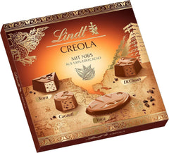 Lindt - Praline Creola, 15 chocolate candies in 4 delicious assortments, alcohol-free, 165 grams Chocolate candies Naty Shop