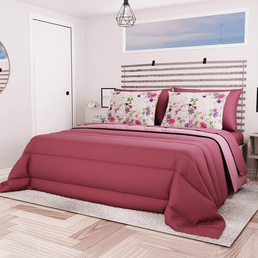 PETTI Artigiani Italiani - Winter quilt for double bed, maxi, monochrome, double-sided, white, gray, 100% Made in Italy Duvets and quilts Naty Shop Plum Bed size 100X200: [Quilt 170 X 260 Cm]