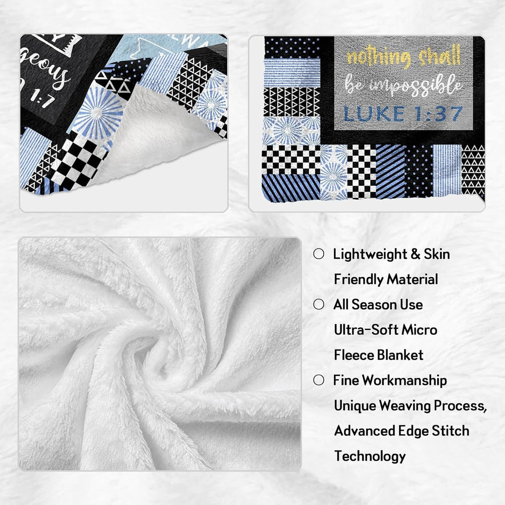 ZQYMM Christian Gifts for Women Men, Baptism / Confirmation Gifts for Girls / Boys, Inspirational / Religious, Catholic Spiritual Gifts, Christian Birthday Gifts ZQYMM Beds and Blankets