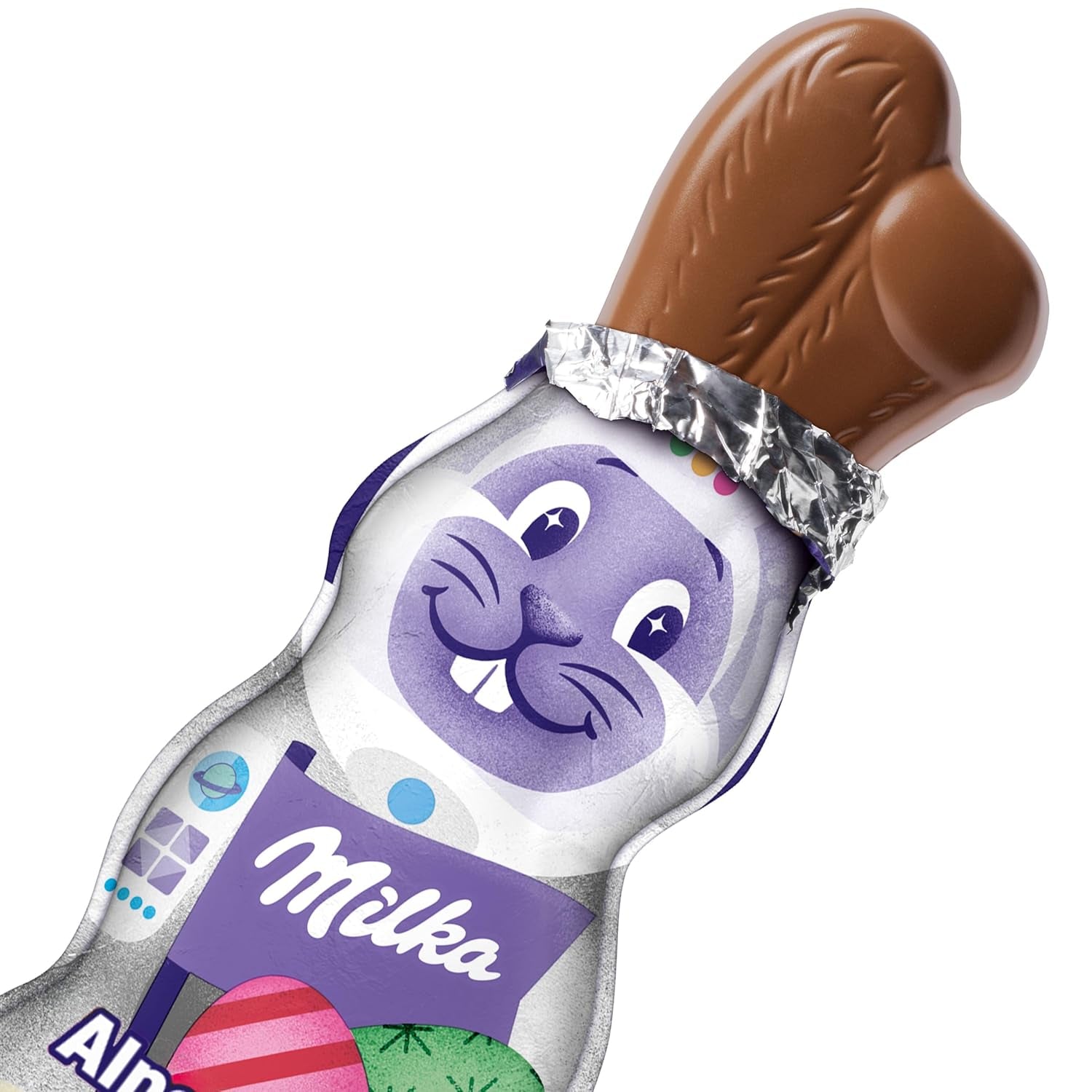 Milka Smiling Bunny Alpine Milk Design Edition - Easter chocolate with 3 different designs - 24 x 45g