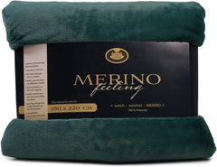 Gözze - Comfortable Blanket, Reversible, High Density 600 G/M², 150 X 200 Cm - Dark Green Beds and Blankets Besuche den GÃ¶zze-Store Dark Green 180 X 220 Cm