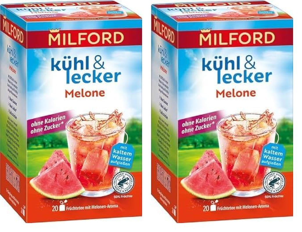 MILFORD Răcoritor și delicios Maracuja-Vanilie | Ceai de fructe cu aromă de maracuja-portocală-vanilie | 18 pliculețe de ceai