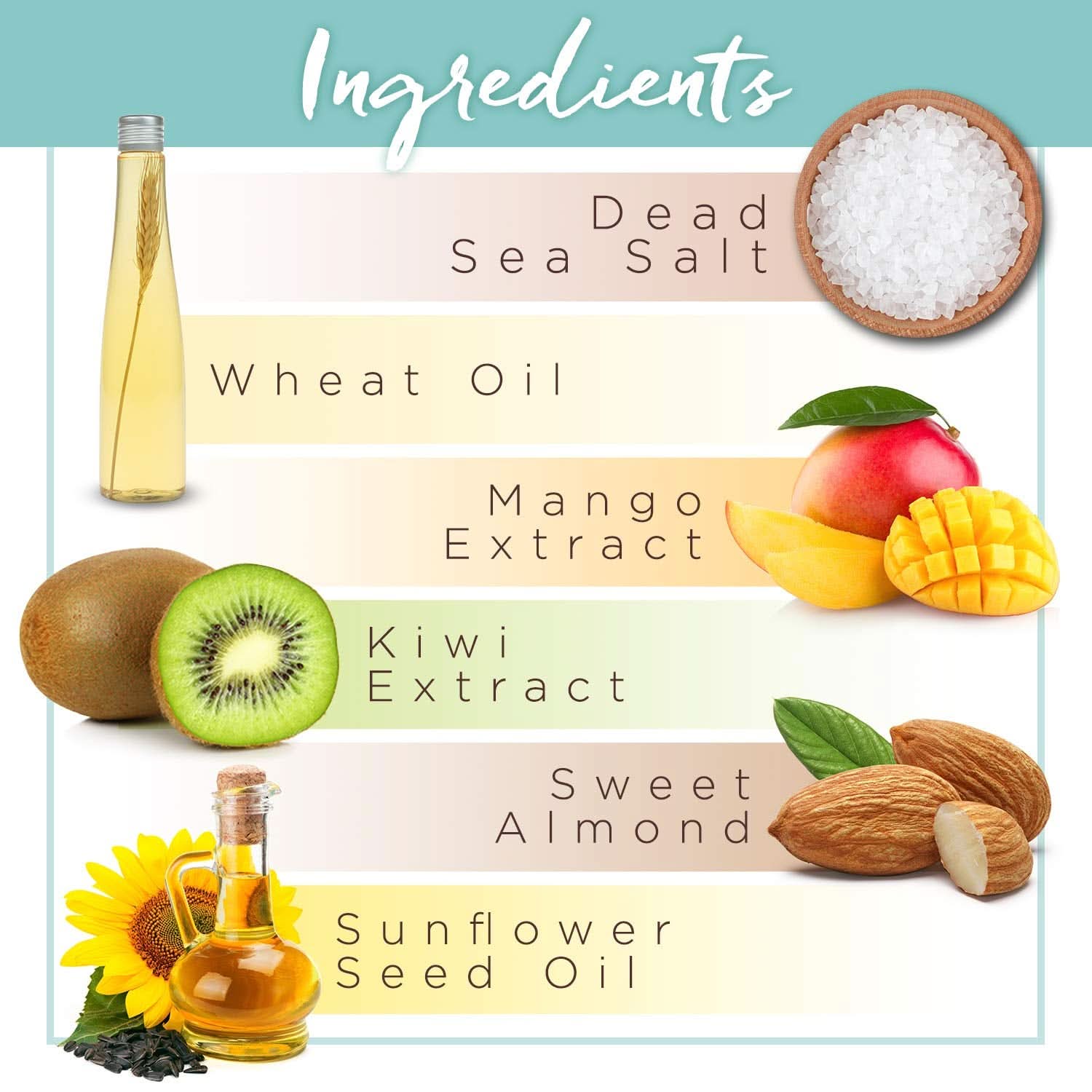 Pranaturals, Dead Sea Salt Body Scrub, 500g Naty Shop