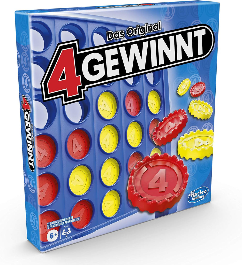 Connect Four strategy game, 2 player board game, endless fun with friends and family, perfect as a party game and for multiplayer fun, gift for kids ages 6 and up