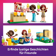 LEGO Friends Friendship Movie Night Toy for 6+ Year Old Girls - incl. 2 Mini Dolls, a Screen and a Light Brick Projector - Creative Building Set - 42642