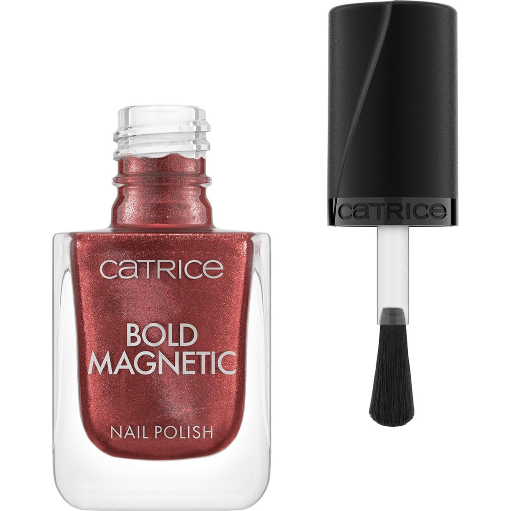 Catrice Bold magnetic nail polish, no. 030, Gold, Metallic, Vegan, Microplastic Free, Fragrance Free, Paraben Free, 1 Pack (10.5ml)