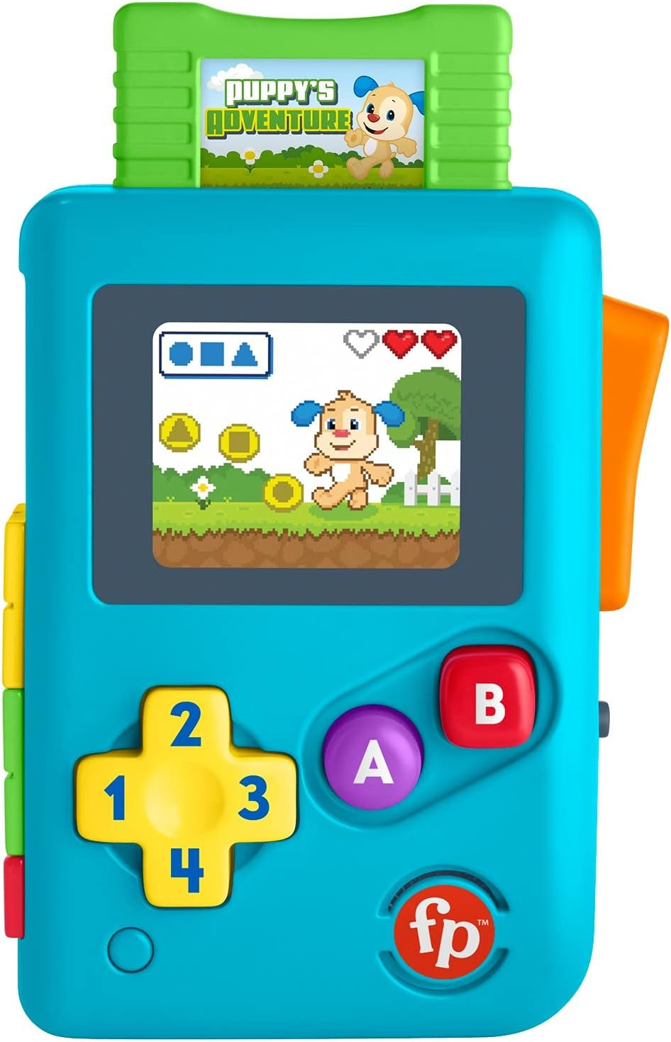 Fisher-Price HBC86 - Learning fun Lil' Gamer, jucărie muzicală de învățare și activitate, versiunea în limba germană, pentru bebeluși și copii mici de la 6 la 36 de luni Jucarii Bebe Naty Shop Regatul Unit Multi