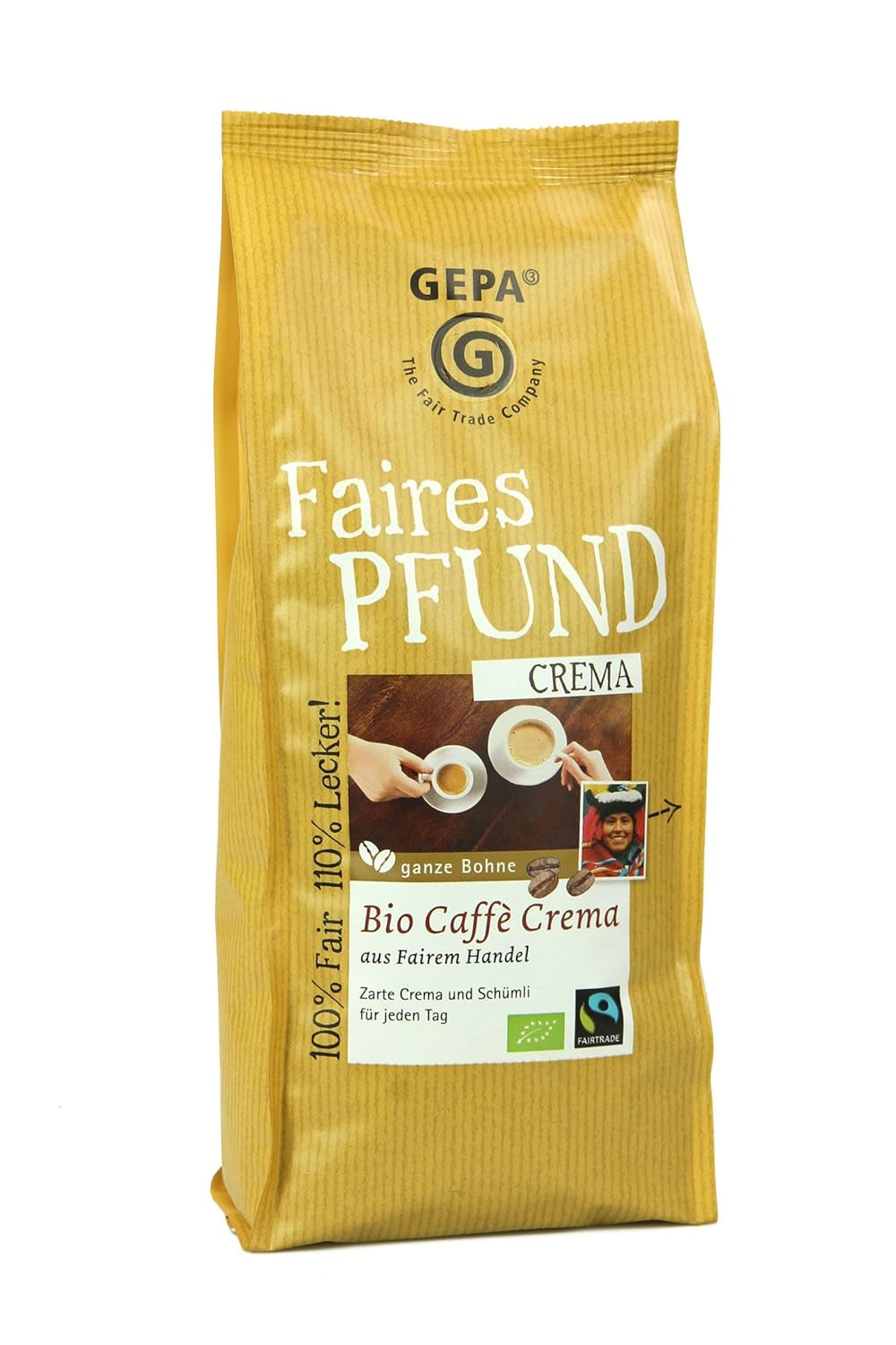 The Fair Pound Caffé Crema, pachet de 2 (2 X 500 G) Cafea Naty Shop Default Title