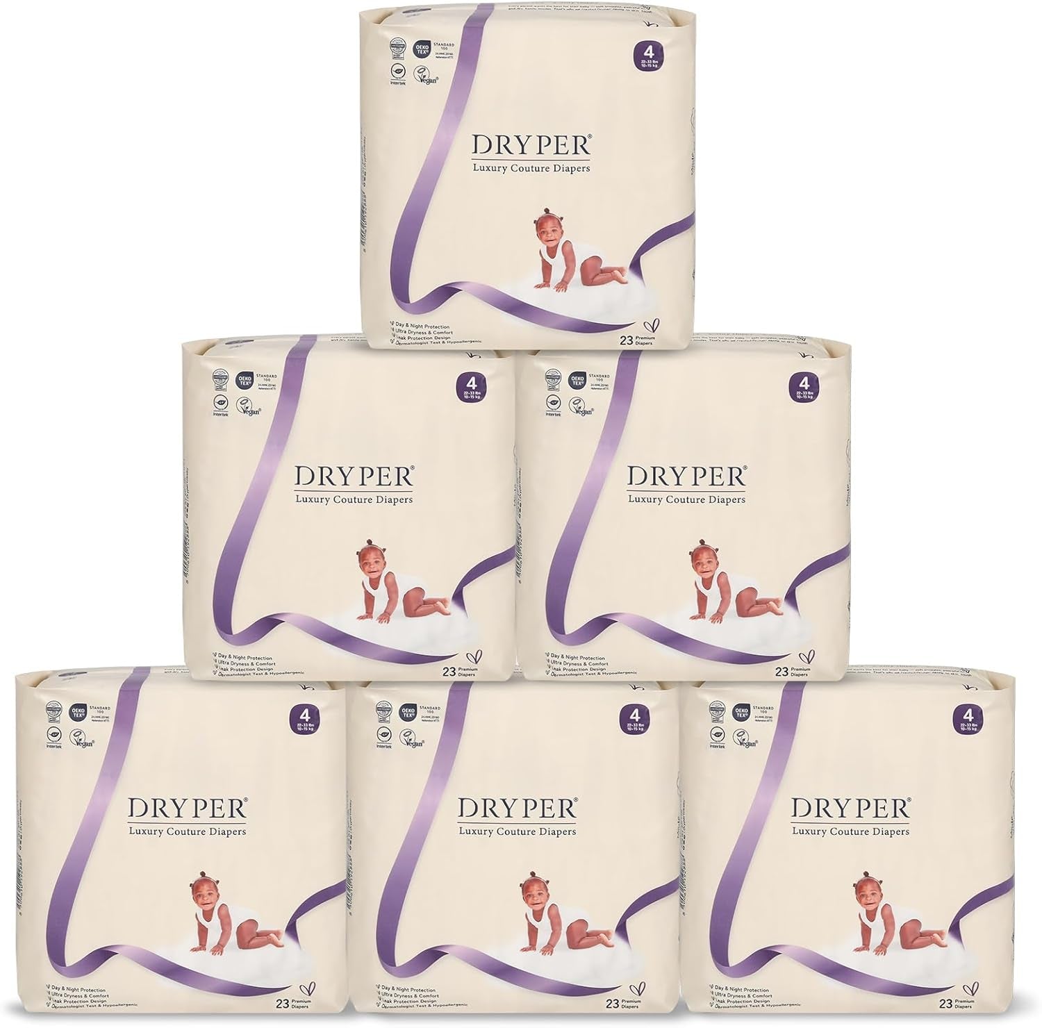 Eco-Friendly Newborn Diapers Size 1 (3-5kg) Ultra Thin Soft Hypoallergenic for Sensitive Skin 3D Leak Protection Premium Day & Night Wear Wetness Indicator 180 Count