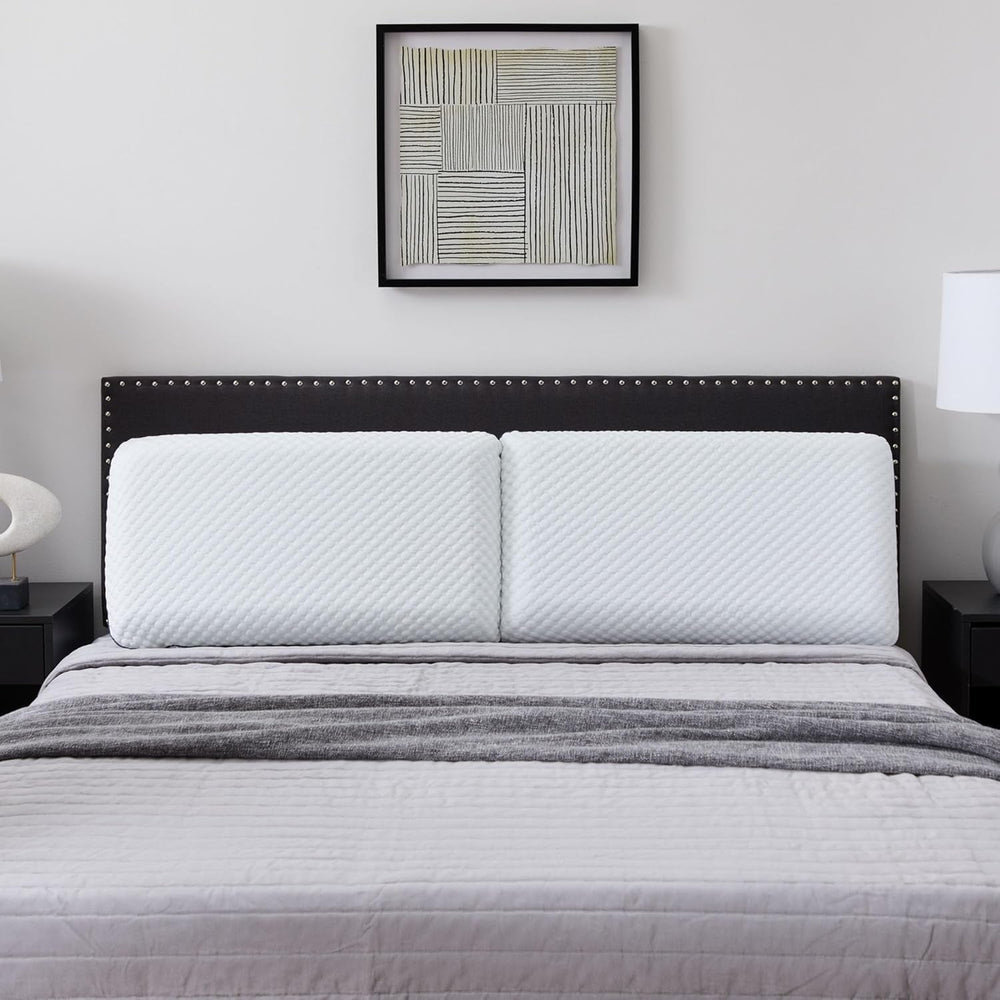 Pernă LUCID din spumă cu memorie cu gel 40x60 cm – respirabilă – efect răcoritor – husă lavabilă – pernă certificată Oeko-Tex, albă