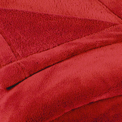 Celinatex fluffy blanket XXL 220 X 240 Cm red sofa blanket warm blanket soft microfiber Fleece Oeko-Tex Montreal Beds and Covers Besuche den CelinaTex-Store
