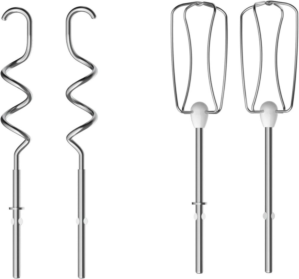 Tefal HT650E Power Mix Silence Handmixer | 600 Watt | Variable speed controller | Turbo-Und Auswurf-Funktion | Extreme Leisure Engine | Incl. 2 Rührbesen Und 2 Knethaken | Wheat Kitchen Naty Shop