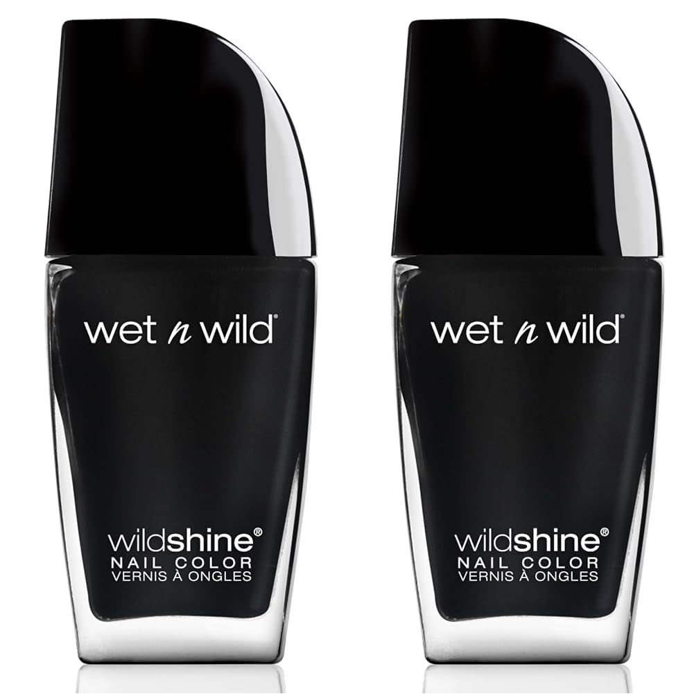 Wet n Wild Wild Shine Nail Polish, Formaldehyde, Toluene and Phthalate Free, Long Lasting Quick Dry Formula, Tickled Pink (2 Pack)