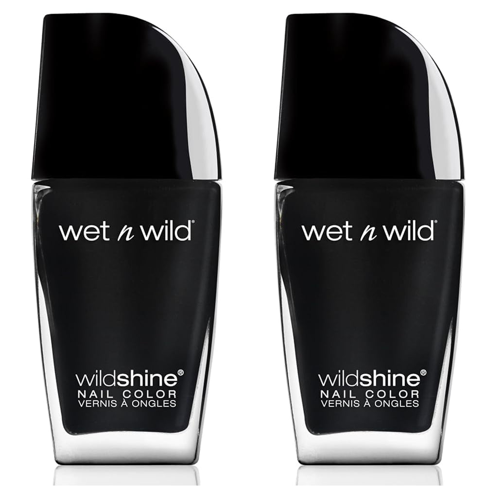 Wet n Wild Wild Shine Nail Polish, Formaldehyde, Toluene and Phthalate Free, Long Lasting Quick Dry Formula, Tickled Pink (2 Pack)