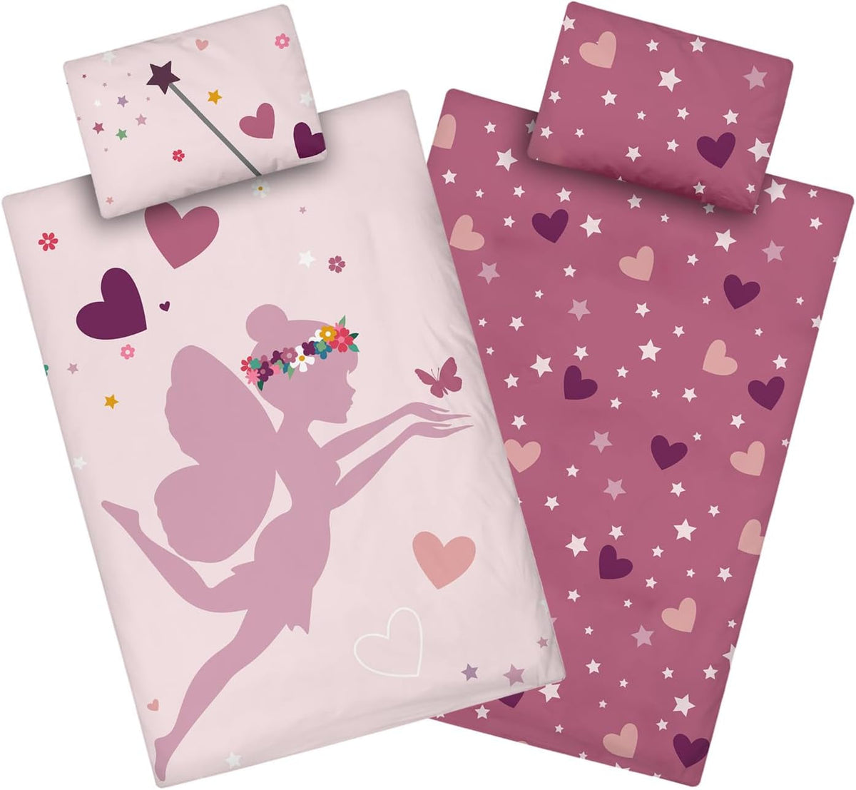 Aminata Kids bed linen, fairies and elves, 100 X 135 cm Bed linen - children Naty Shop Default Title