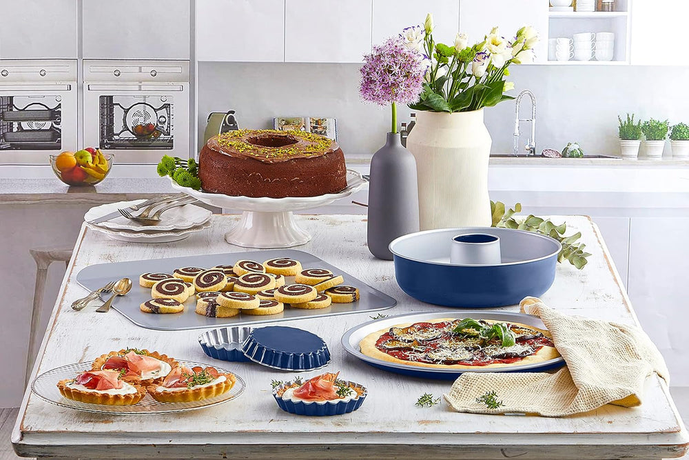 Line XBake, Plumcake Shape 25x11 cm, steel with non-stick coating, ecological, Molds and trays for baking Naty Shop