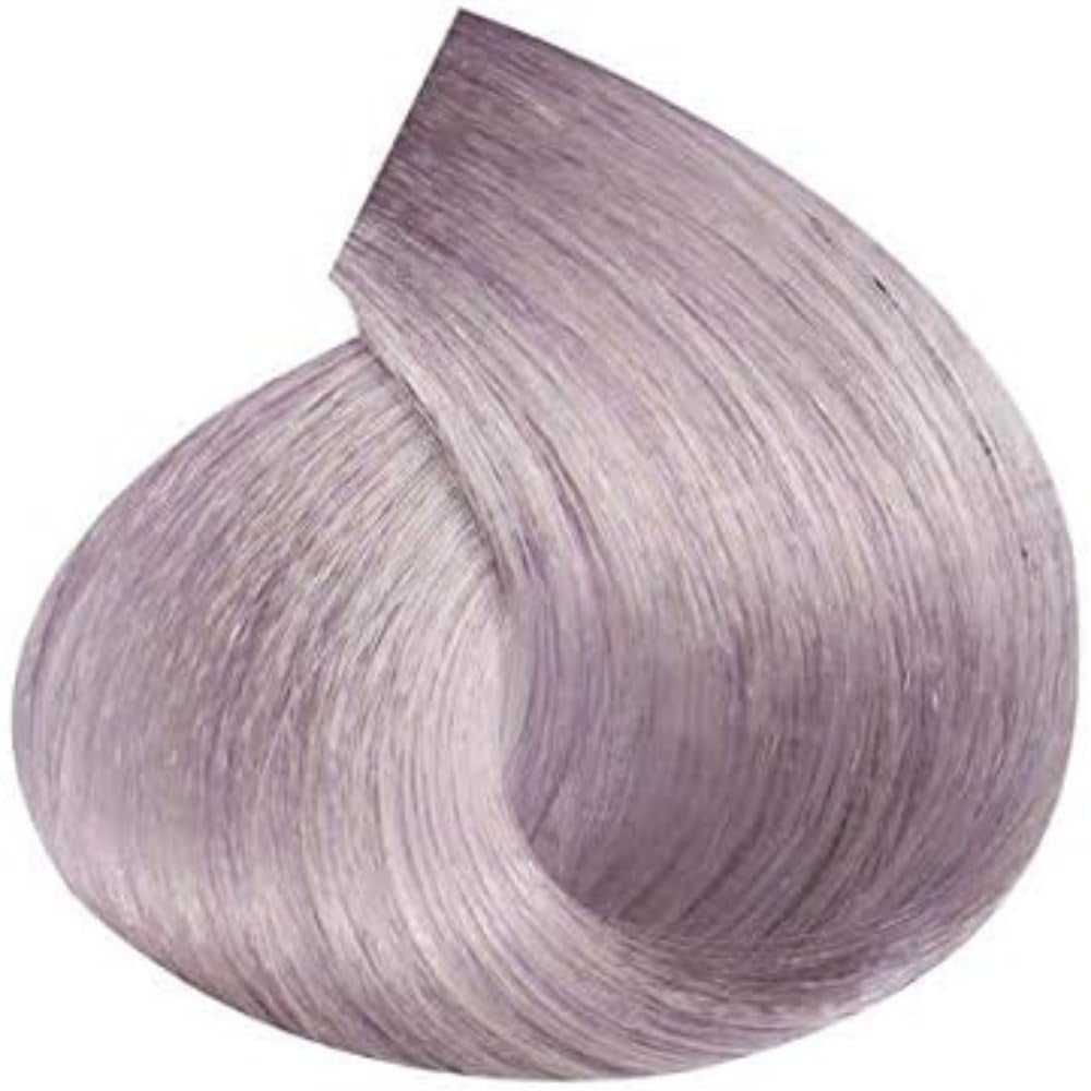 Cremă de colorare permanentă a părului cu semințe de in și aloe vera 100ml (- 7.0 Blond) Vopsea pentru par Naty Shop 10/02 Blond deschis deschis Viola Pastel 200 G (1 pachet)