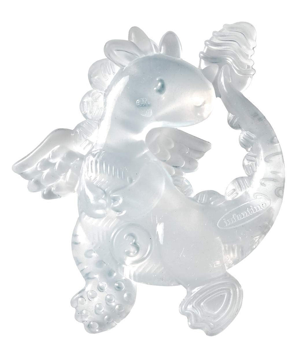 Infantino 316564-01 Inele de dentiție transparente Infantino – Inel de dentiție moale, fabricat din material non-toxic, pentru dezvoltarea senzorială și susținerea dentiției, multicolor