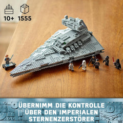 LEGO Star Wars Imperial Star Destroyer, Starship Set, Building Toy, Darth Vader and Cal Kestis Playset, Birthday Gift for Boys, Girls and Fans 75394 Building Sets Besuche den LEGO-Store