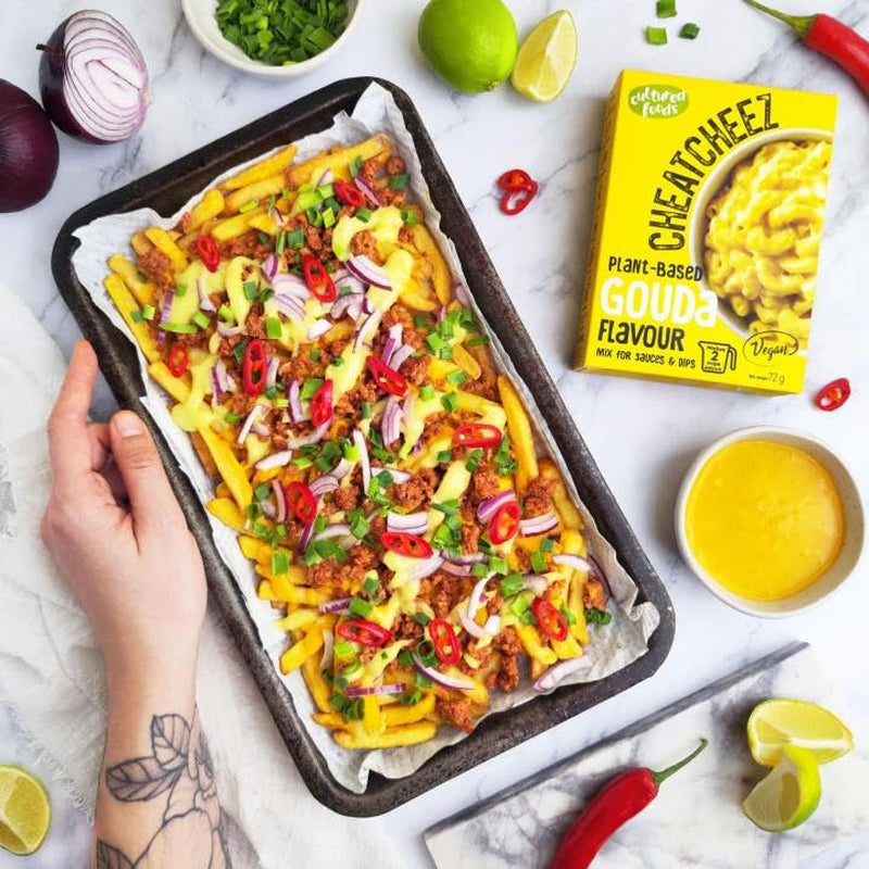 Cultured Foods Vegan 3-er Set Vegan Mac And Cheese, Gouda Sauce, Cheddar Sauce, Laktosefrei Glutenfrei MAC & CHEEZ CHEATCHEEZ