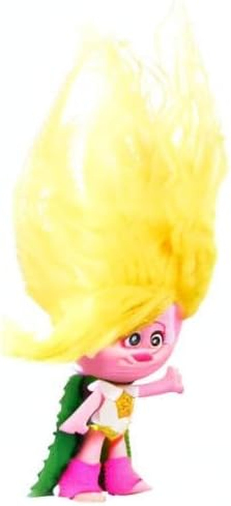 Mattel DREAMWORKS TROLLS Together Strong - păpuși Queen Poppy, Viva, Branch, Guy Diamond cu Tiny Diamond cu păr de pluș și 5 articulații, pentru copii de la 3 ani, HNF07 Papusi Naty Shop