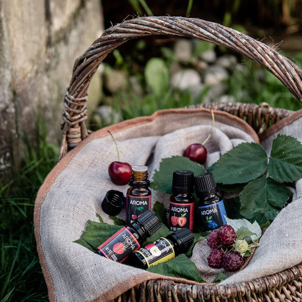 Myaroma | Set: Forest & Meadow - Pure Natural Flavor with Fruit Flavor and Fruit Flavor (5 x 10 ml) | Sugar-free and unsweetened Naty Shop Sweeteners