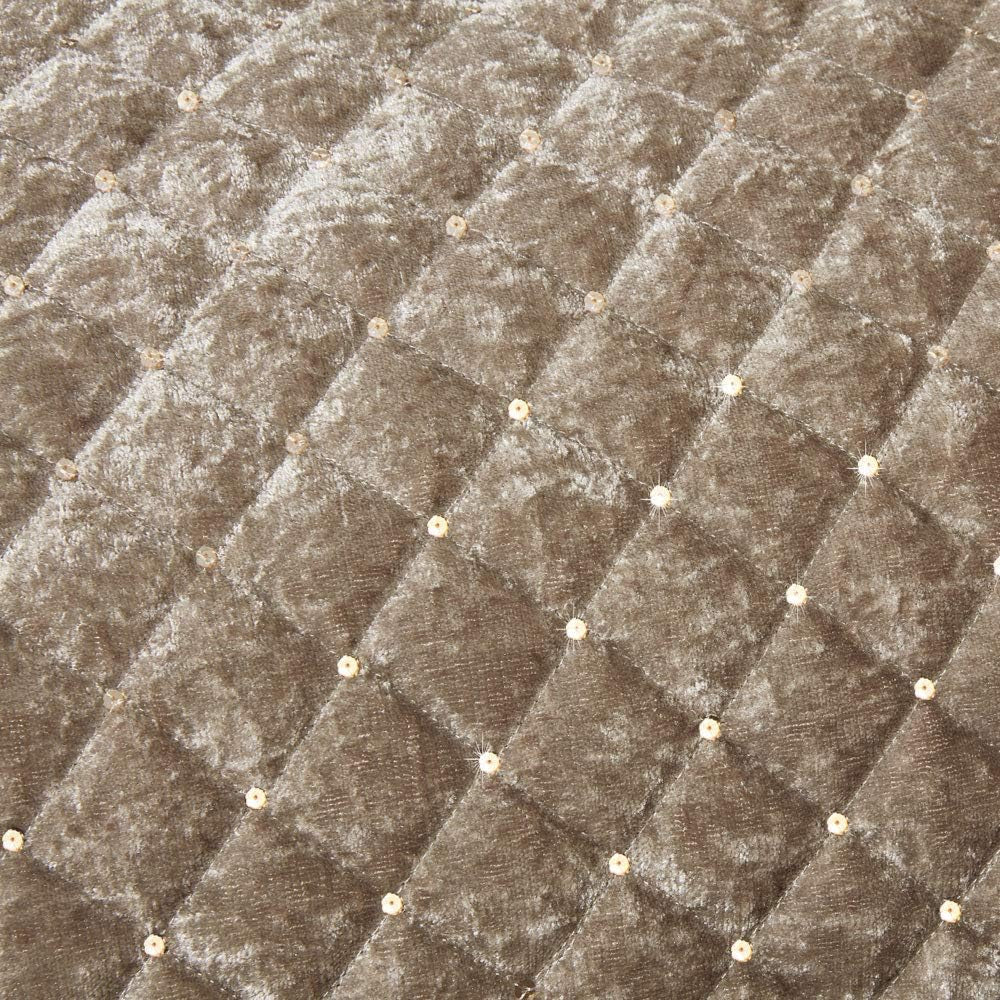 Emma Barclay Glamor bedding set for double bed, mink, polyester, cream Emma Barclay Beds and Duvets