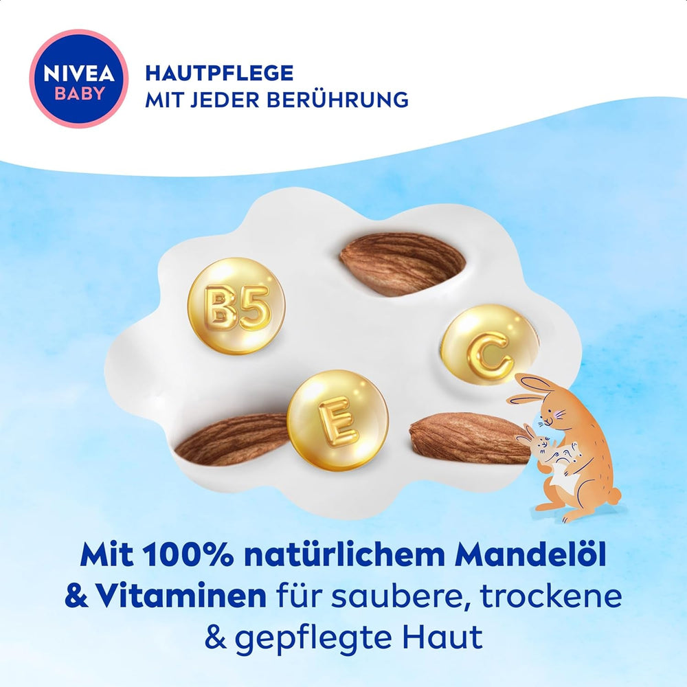 Șervețele umede NIVEA Baby Aqua 4x57 bucăți