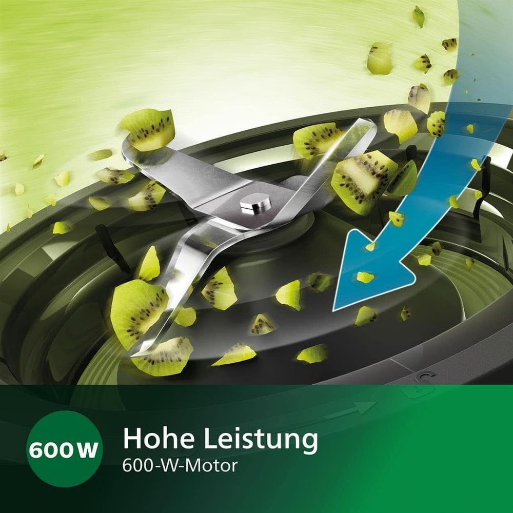 Philips Standmixer Und Smoothie Maker – 600W, 2-Liter-Becher, Homeid-App, 2 Geschwindigkeitsstufen + Impulsfunktion, Problend, Ice-Crush-Funktion (HR2291/41) Kitchen Naty Shop