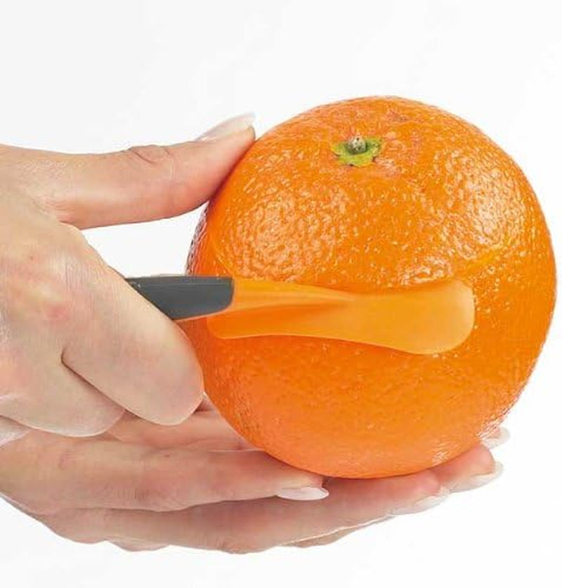 Lurch 10047 Orange Peeler with Nylon Blade for Easy Cleaning Peeler Naty Shop