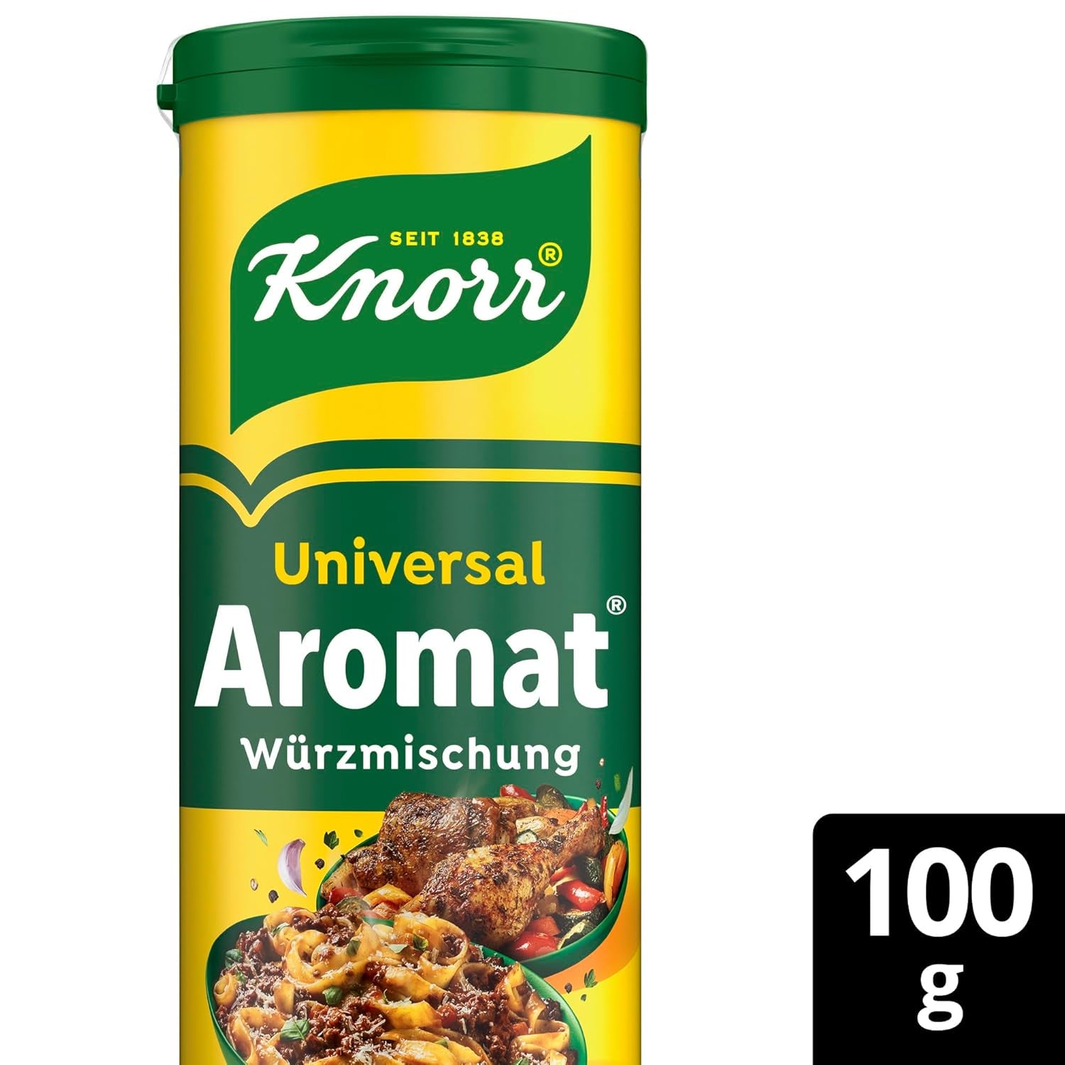 Knorr Würzmischung Universal Aromat für schnelle Gerichte zum Seasoning and seasoning of meat, vegetables, sauces and more 100 g