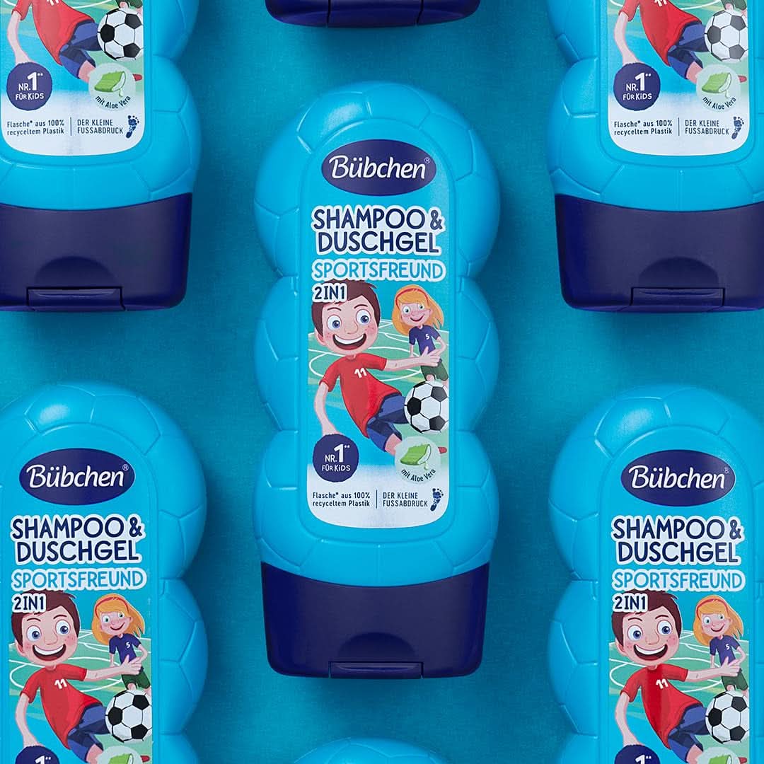 Bübchen Sportsfriend 2In1, Shampoo and shower gel, 230 ml Shower and bath Naty Shop