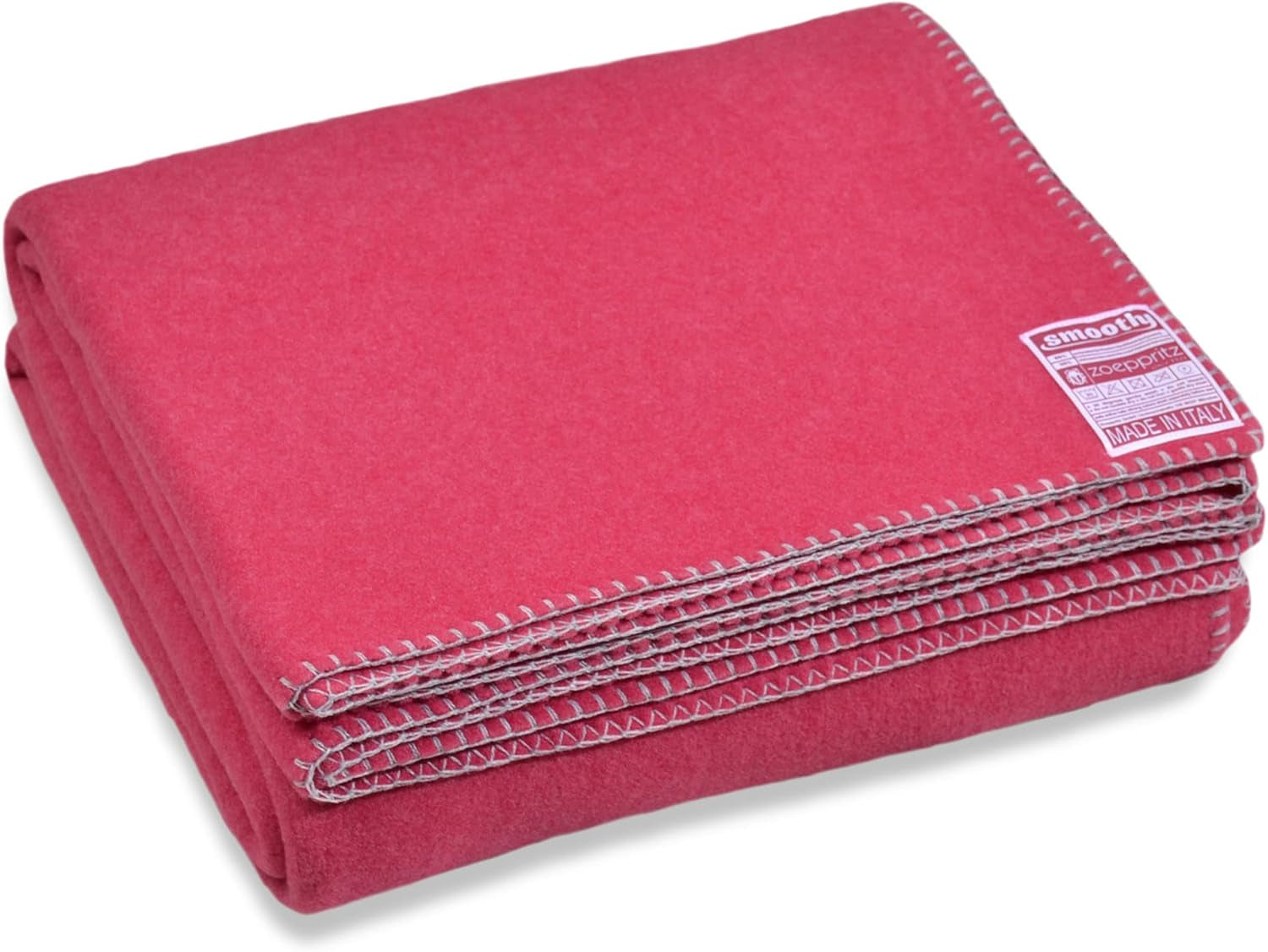 Zoeppritz since 1828 Smoothy fleece blanket - Fluffy comfortable polar fleece blanket - Vegan - 140X190Cm - 010 Off-White, 010 Offwhite Zoeppritz Since 1828 460 Cassis 140X190Cm