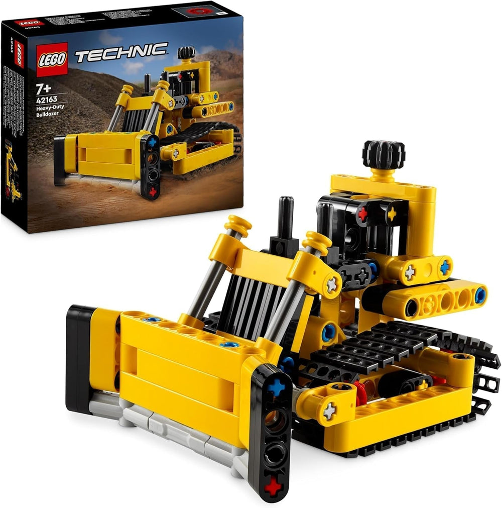 LEGO Technic Heavy Bulldozer Building Toy Bulldozer Add to Your Construction Site Construction Toy for Kids Tech Gift for Boys and Girls 7 Years Old 42163 Building Sets Besuche den LEGO-Store Single