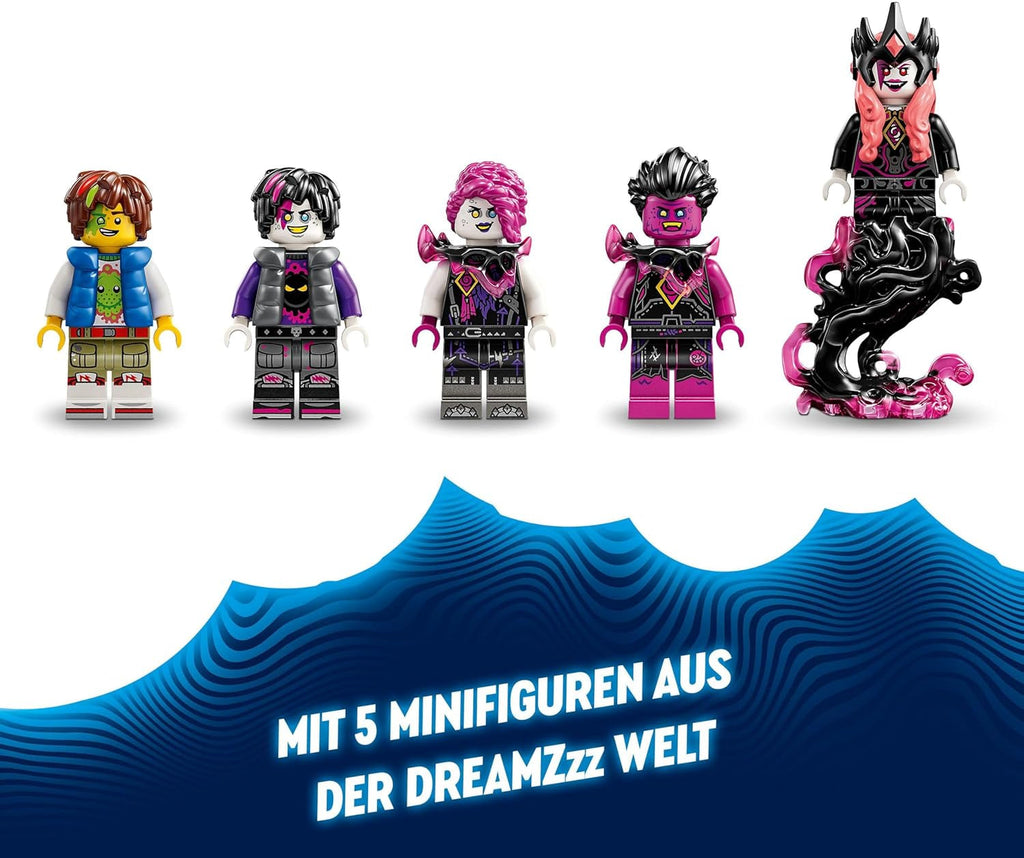 LEGO Dreamzzz 3-In-1 The Nightmare Creatures Of The Never Witch, jucărie magică pentru copii, cazan construibil, lup sau corb, set de fantezie pentru fete și băieți de la 9 ani 71483 Seturi de constructie Besuche den LEGO-Store