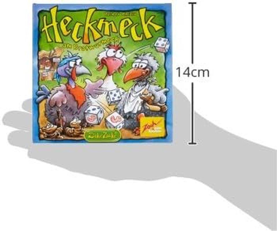 Zoch 601125200 – Heckmeck am Bratwurmeck – the turbulent dice game in the popular chicken frame for smart birds who have smelled the bratwurmeck worm, from 8 years