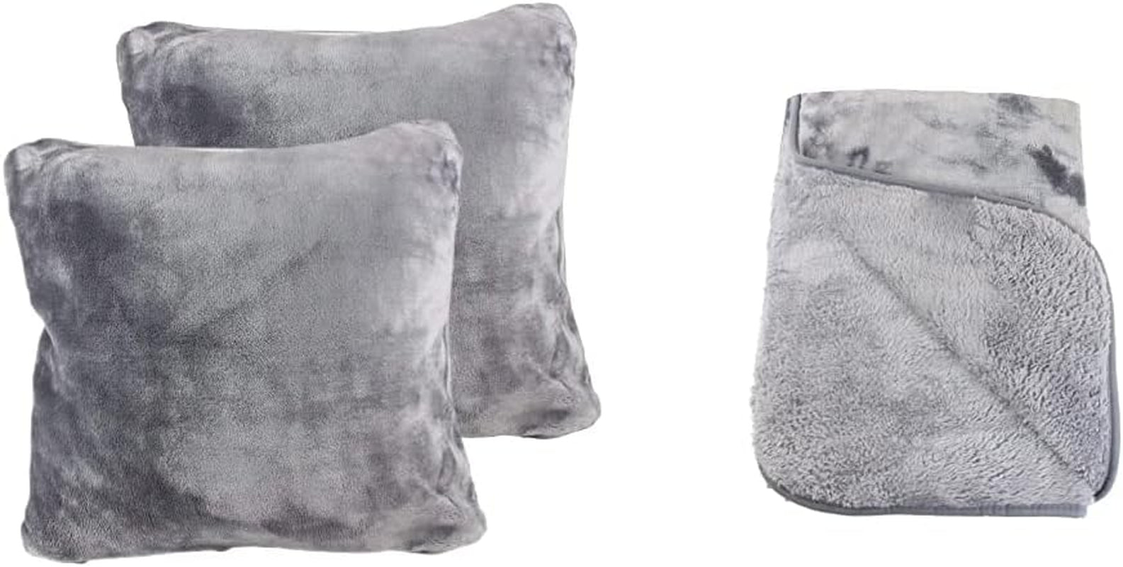 Amago - Pătură confortabilă, aspect cașmir, 220 X 240 Cm - antracit Paturi si Cuverturi Amago Antracit Pătură confortabilă + față de pernă 220 X 240 Cm