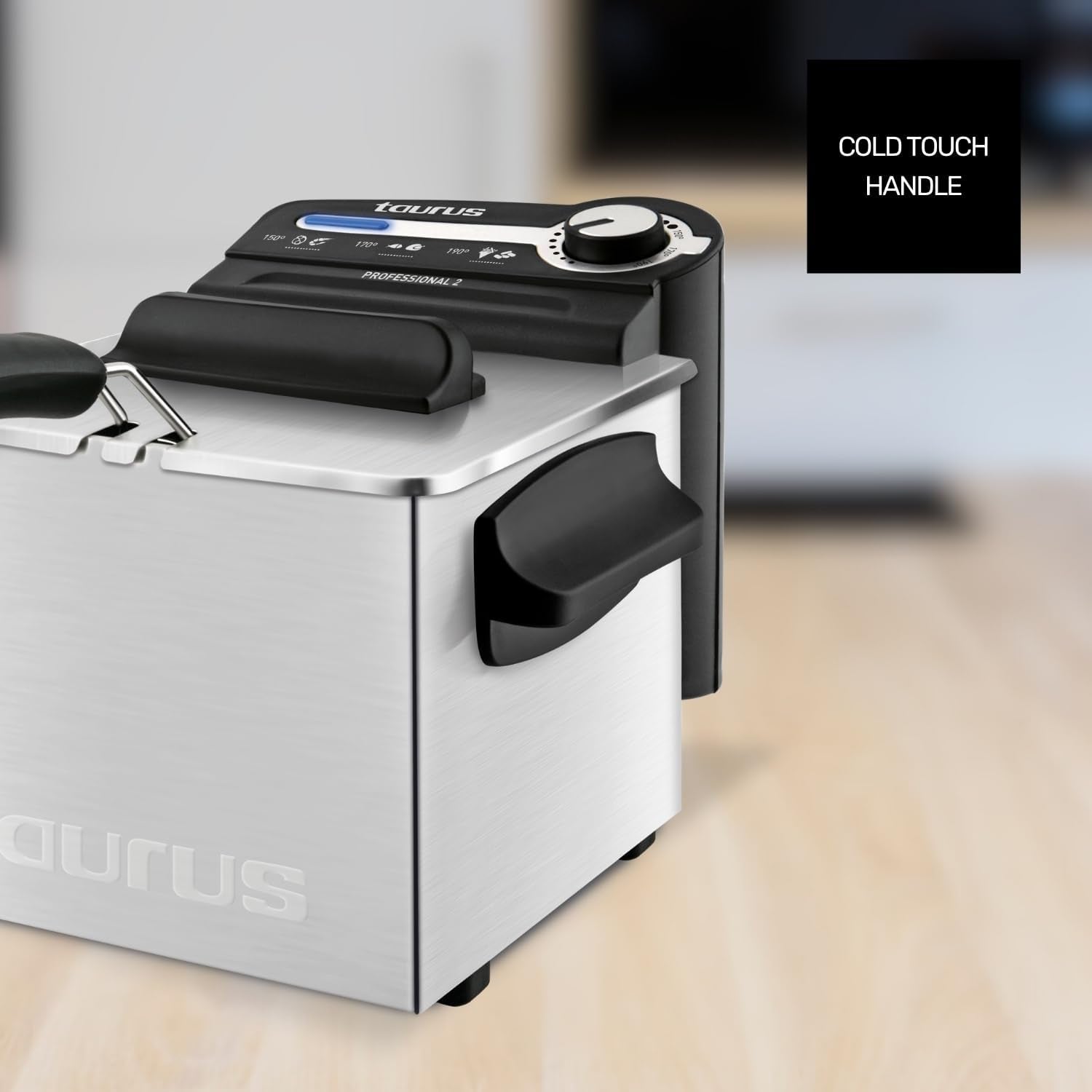 Taurus Professional 2 plus - Oil fryer, 2 liters, 1700 W, 18/8 stainless steel Appliances Naty Shop