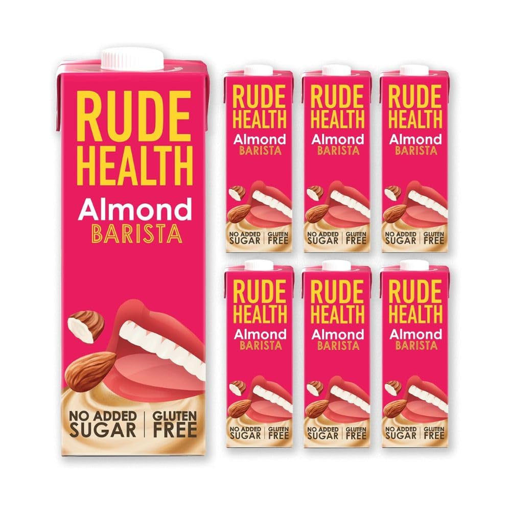 Rude Health 6 x 1 Liter Bio-Cashew-Drink, 100% natural Bio-Getränk, glutenfrei, ungesüßt, preisgekrönt, gesund & vegan, 100% recycelbare Verpackung