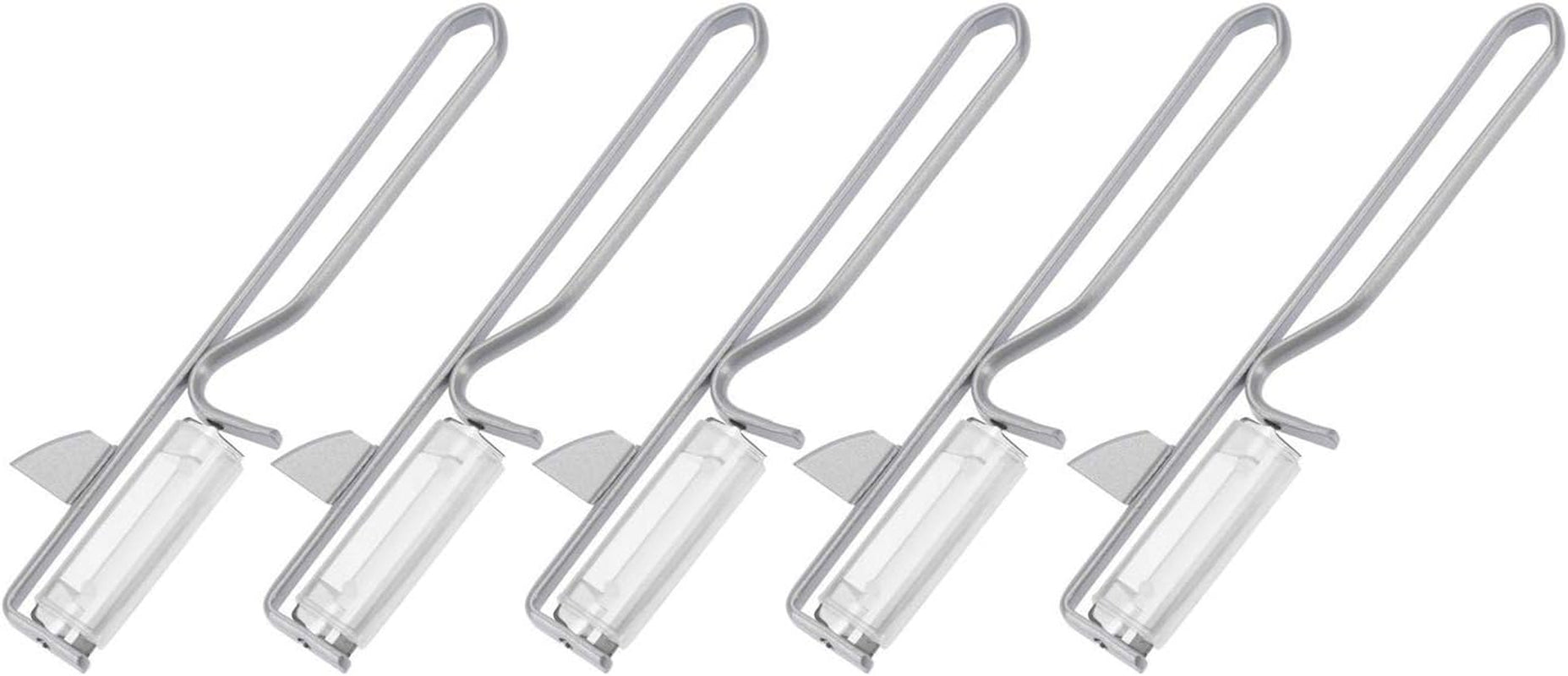 Westmark 106122E1 Peeler, chrome steel blade, stainless Peeler Naty Shop Steel, 5 Stück