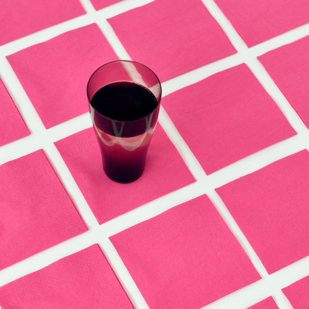 Șervețele de cocktail Renova, fucsia, 30 de șervețele