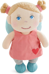 HABA Schutzengel Lore – Kuscheliges Stoffpüppchen (15 cm), perfektes Willkommensgeschenk für Babys & Kleinkinder – Waschbar bei 30 °C – 2011870001