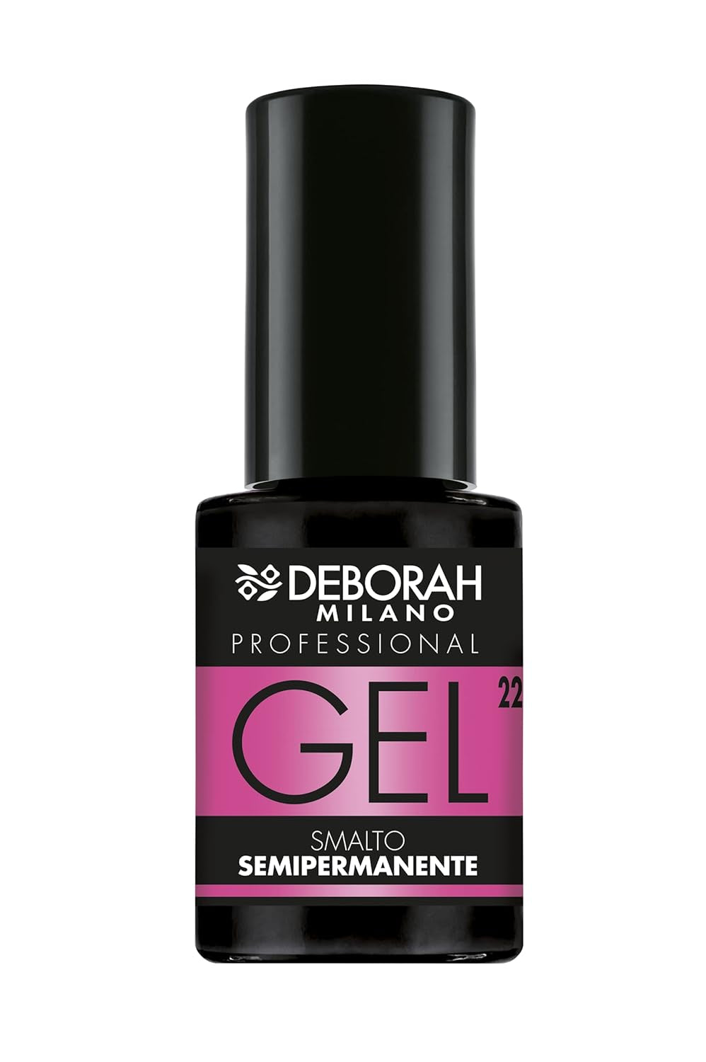 Milano Professional semi-permanent nail polish, no. 21 Burgundy, volumizing effect, long-lasting, for intense and glossy nails, 4.5 ml