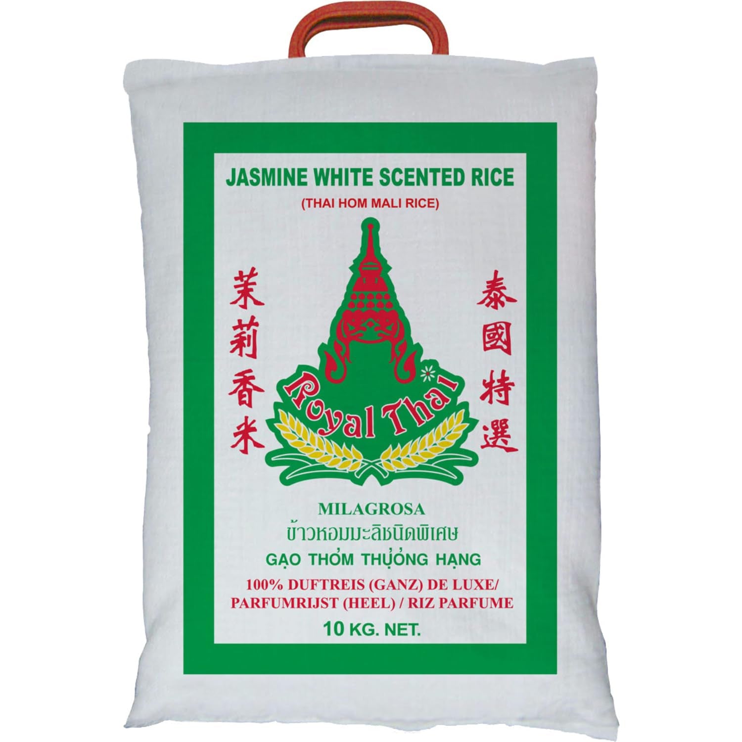 ROYAL THAI RICE - Long grain rice fragrant with jasmine - 1 x 10 kg