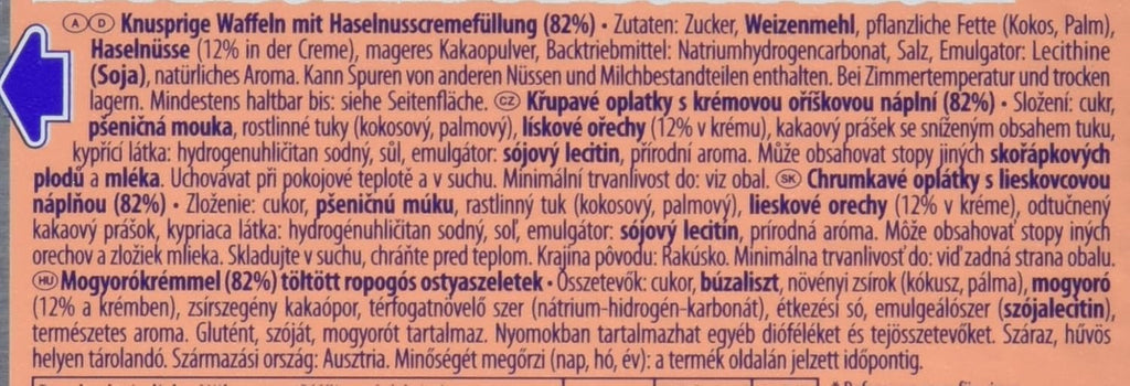 Vafe napolitane, 75 g